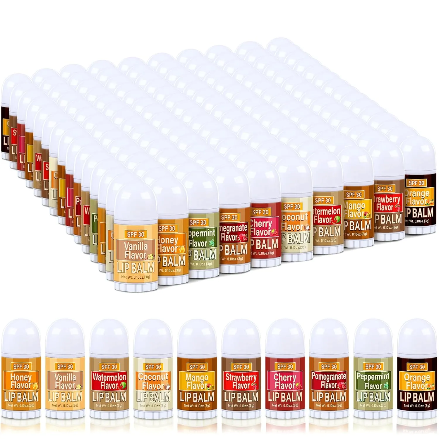 150 Pcs Mini Sunscreen Lip Balms Bulk Spf 30 Lip Balms Sticks with Sunscreen Teacher Nurse Volunteer Employee Appreciation Gifts Bulk Staff Team End of Year Coworkers Gifts for Women Men