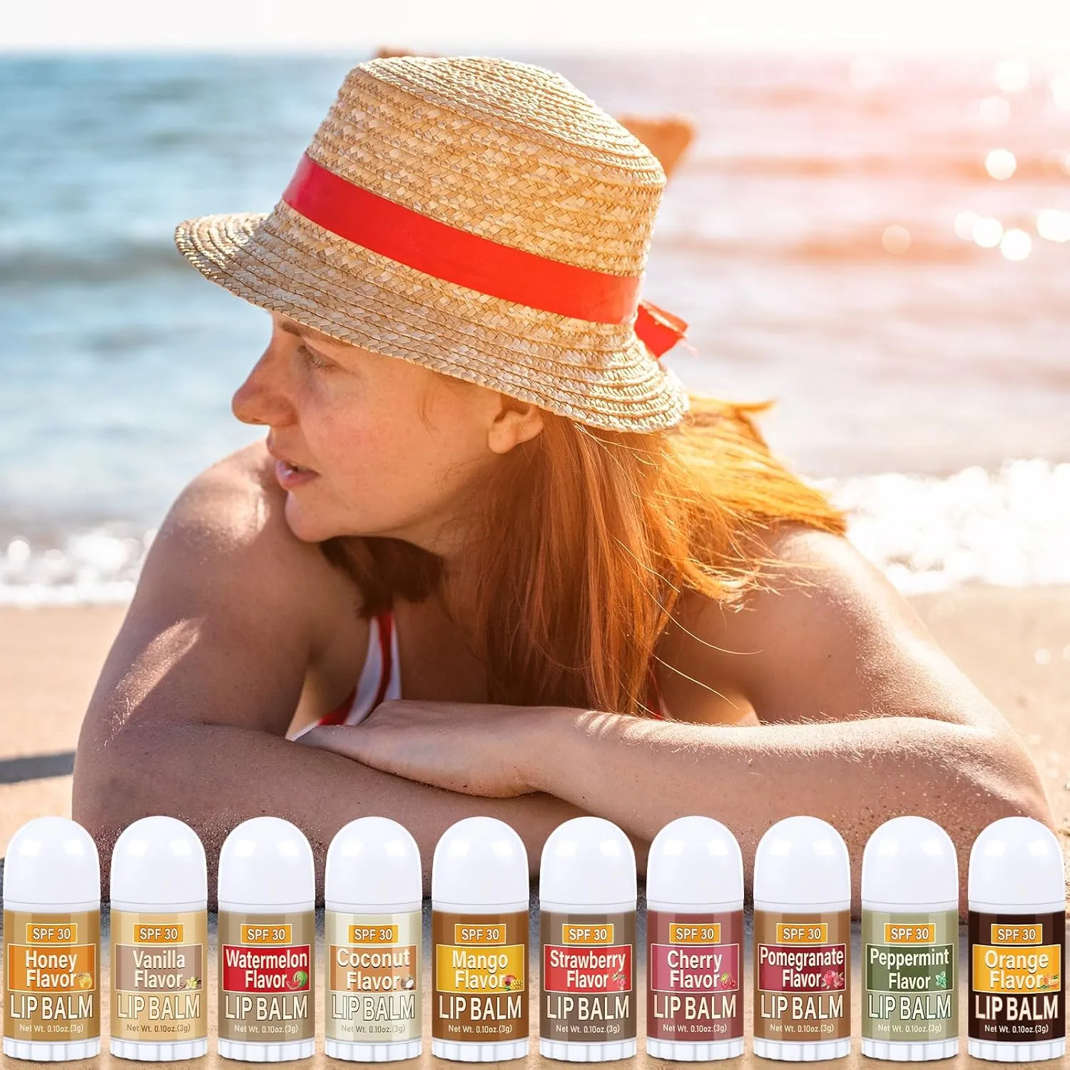 150 Pcs Mini Sunscreen Lip Balms Bulk Spf 30 Lip Balms Sticks with Sunscreen Teacher Nurse Volunteer Employee Appreciation Gifts Bulk Staff Team End of Year Coworkers Gifts for Women Men