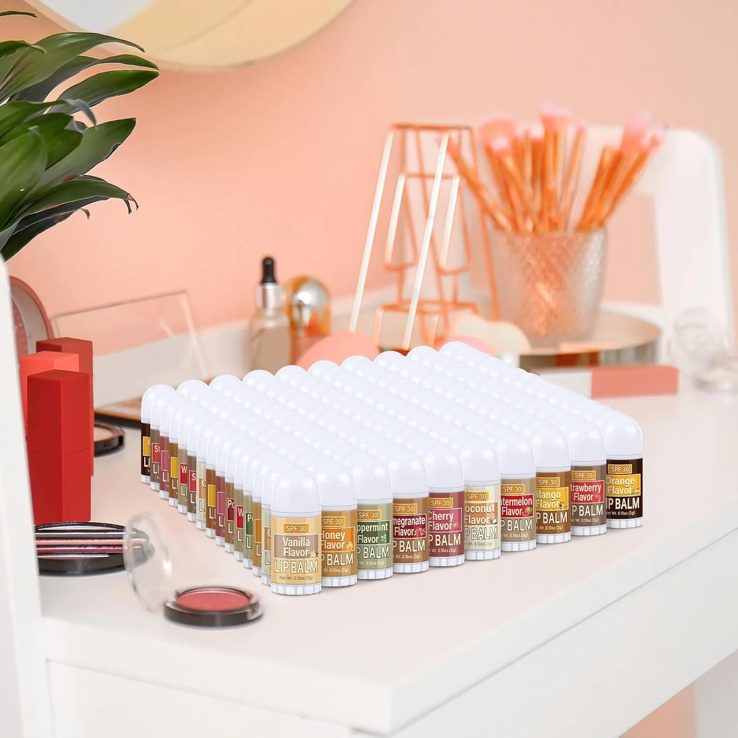 150 Pcs Mini Sunscreen Lip Balms Bulk Spf 30 Lip Balms Sticks with Sunscreen Teacher Nurse Volunteer Employee Appreciation Gifts Bulk Staff Team End of Year Coworkers Gifts for Women Men