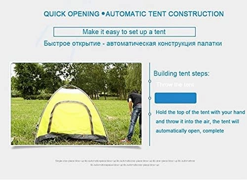 1~2 Person Automatic Pop Up Outdoor Family Camping Tent Easy Open Camp Tents Ultralight Instant Shade Portable Free Construction