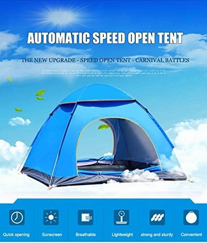 1~2 Person Automatic Pop Up Outdoor Family Camping Tent Easy Open Camp Tents Ultralight Instant Shade Portable Free Construction