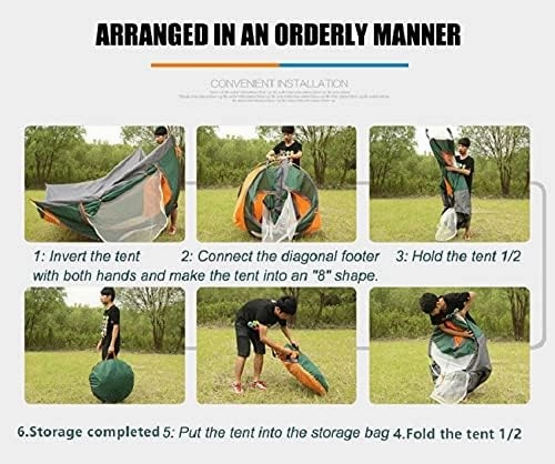 1~2 Person Automatic Pop Up Outdoor Family Camping Tent Easy Open Camp Tents Ultralight Instant Shade Portable Free Construction