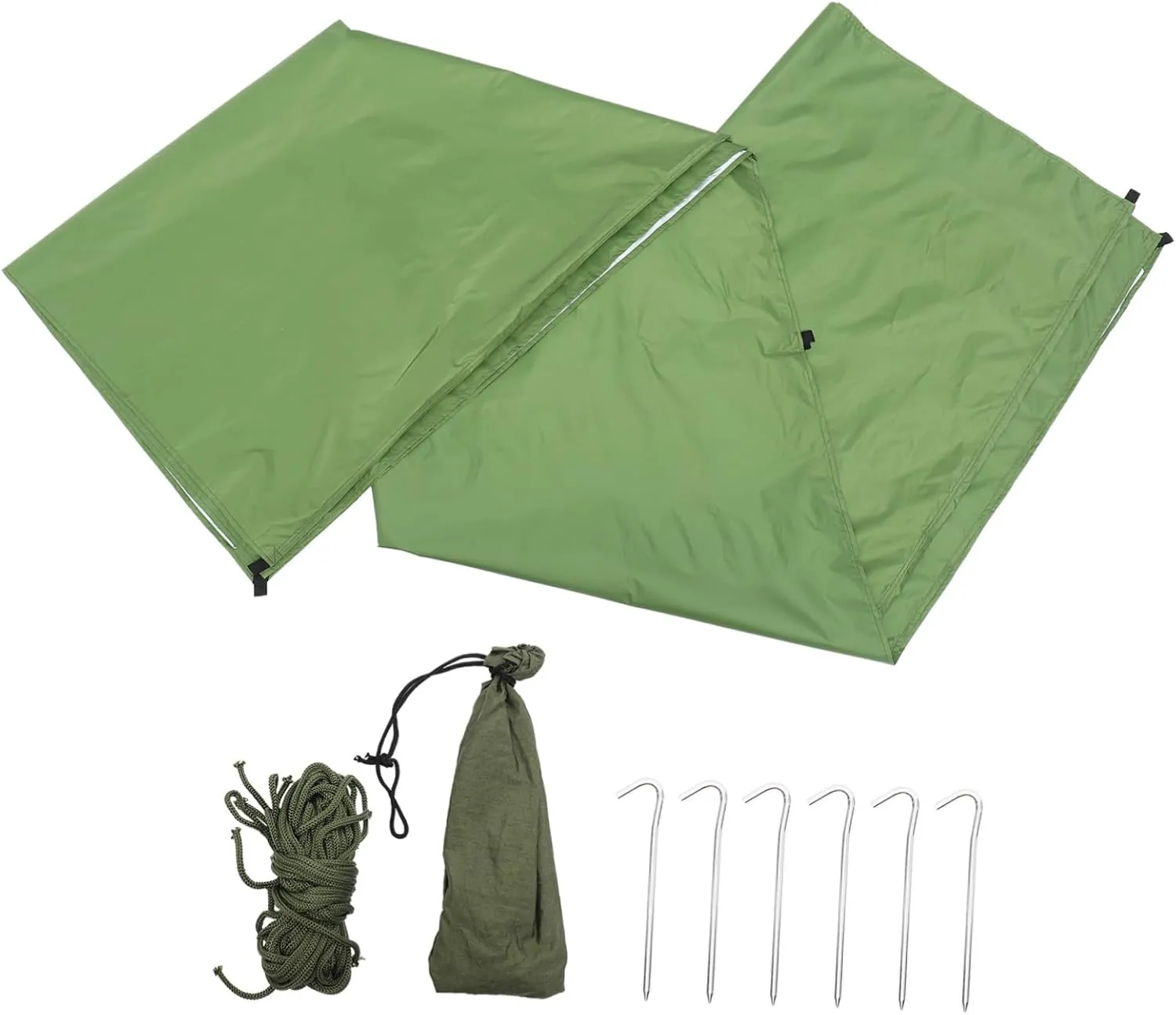1set Beach Shade Tent Portable Outdoor Canopy for Camping Ultra-Light Uv Tarp for People for Gardens Parks and Play Areas