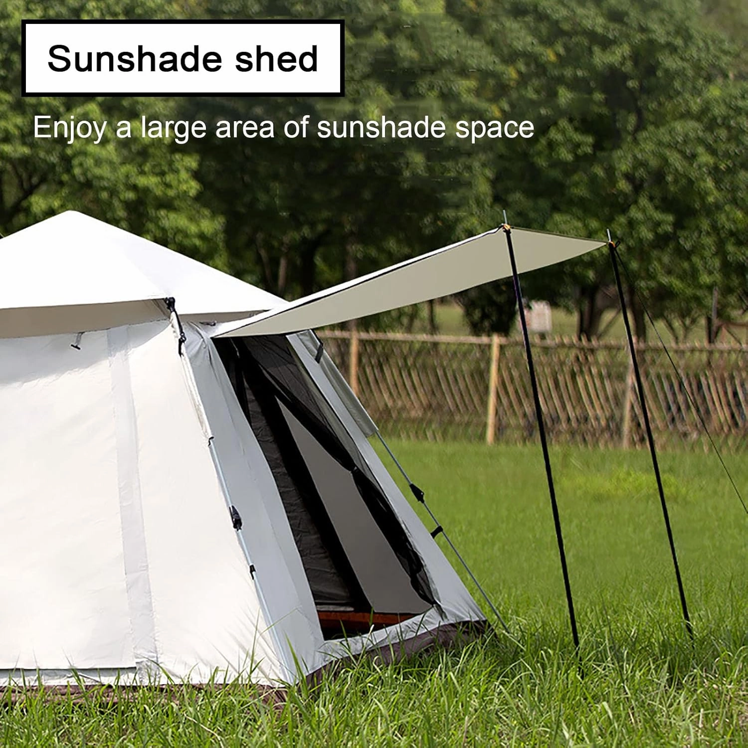 2/3/4 Person Pop Up Tent with Carry Bag, Waterproof Windproof Family Camping Tent with 2 Door & 2 Mesh Window,Setup in 60 Seconds,Instant Tent for Hiking & Travel,Upgraded Ventilation