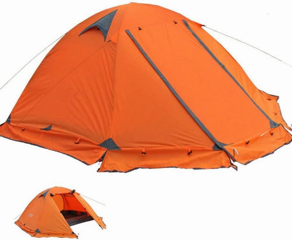 2 Person Tent for Camping Double Layer Waterproof Dome Tent | Family Camping Tent for Warm Cold Weather Tent | Cabin Tent