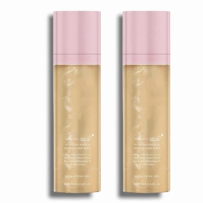 2PCS Sunglaze Sheer Setting Mist Sunscreen SPF 50, Broad Spectrum Water-Resistant Face and Body Spray,Hydrating Makeup-Friendly Glow Spray,Non-Greasy & Fast-Absorbing, That Sets Makeup Flawlessly