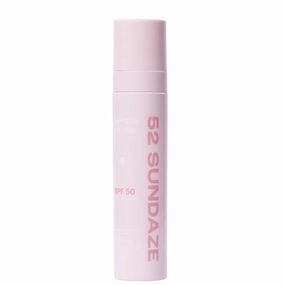 52 S'undaze SPF50 Rosewater Sunscreen Mist | SPF 50  PA     Sunscreen Spray | Invisible Sun Screen | Clear Glow Rose Sun Mist | UVA/B Broad Spectrum | Oily & Dry Skin | Men & Women | 100 ml