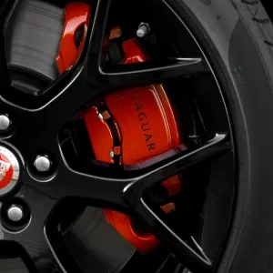 6PCS Car Brake Caliper Stickers Decals Compatible with Jaguar XE XEL XF XFL XJ F-PACE F-Type Vinyl Stickers Suitable for Bumpers Rearview Mirrors Door Handles and More