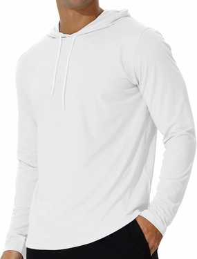 AIMPACT Men's Sun Protection Shirts UV SPF UPF 50  Long Short Sleeve Hoodie Rash Guard Fishing Swimming Shirt Lightweight