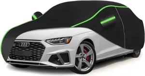 All Weather Waterproof car Cover for AudiA4 Avant 2004-2008,Zipper Cotton Universal, All-Weather UV Protection, Snow Proof, Wind Proof, dust Proof