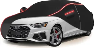 All Weather Waterproof car Cover for AudiQ3 2011-2018,Zipper Cotton Universal, All-Weather UV Protection, Snow Proof, Wind Proof, dust Proof