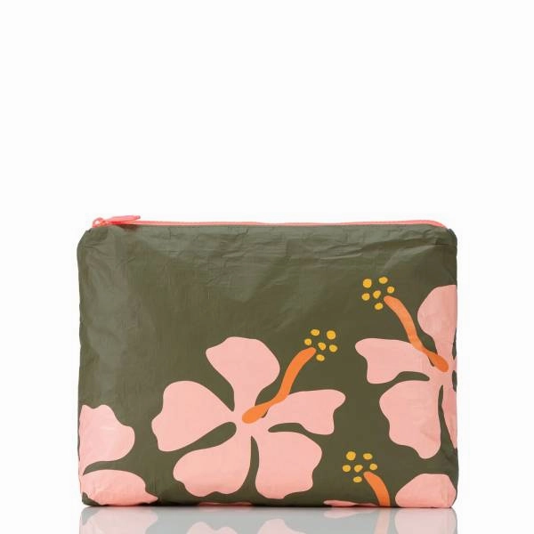 Aloha Collection Mid Waterproof Travel Pouch