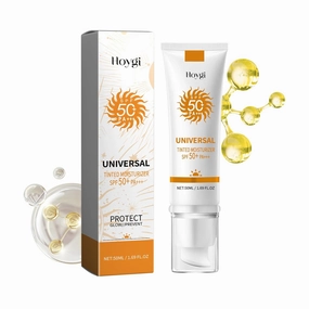 AMALIA Universal Tinted Moisturizer with SPF 50  PA   , Anti-Aging Foundation Cream, 1.69 FL OZ