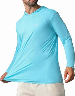 Angel season Men's Rash Guard Shirts UPF 50  Long Sleeve Swim Shirts Quick Dry UV Sun Protection Lightweight