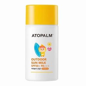 ATOPALM Outdoor Sun Milk SPF50  PA    55g, Waterproof Baby Kids adult, MLE Korean Mineral Sunscreen