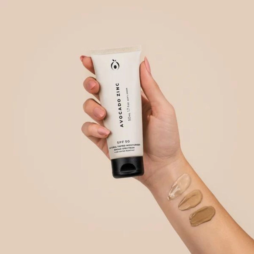 Avocado Zinc - SPF 50 Natural Tinted Moisturiser | LIGHT EXP 06/2025