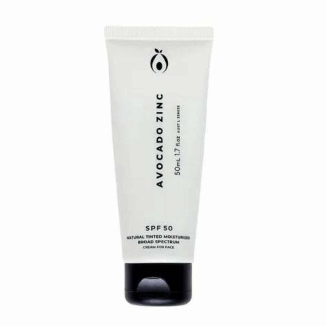 Avocado Zinc - SPF 50 Natural Tinted Moisturiser | LIGHT EXP 06/2025