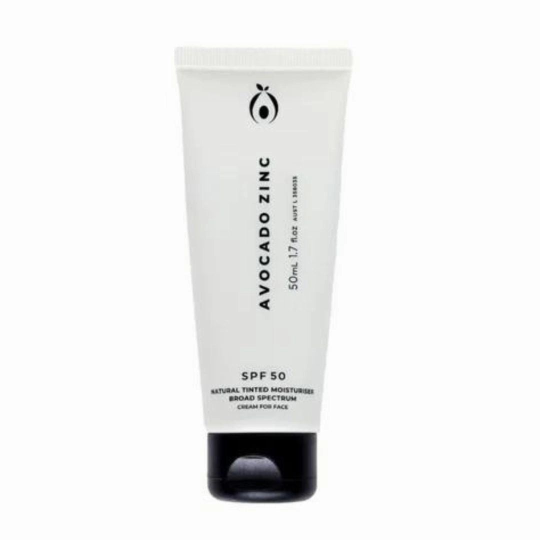 Avocado Zinc - SPF 50 Natural Tinted Moisturiser | LIGHT-MEDIUM
