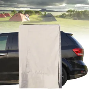 Awning Shower Tent with Roof - Car Side Shower Room w/LED Light, Camping Waterproof Portable Privacy Shelter Bathroom Overland,100x100x200cm