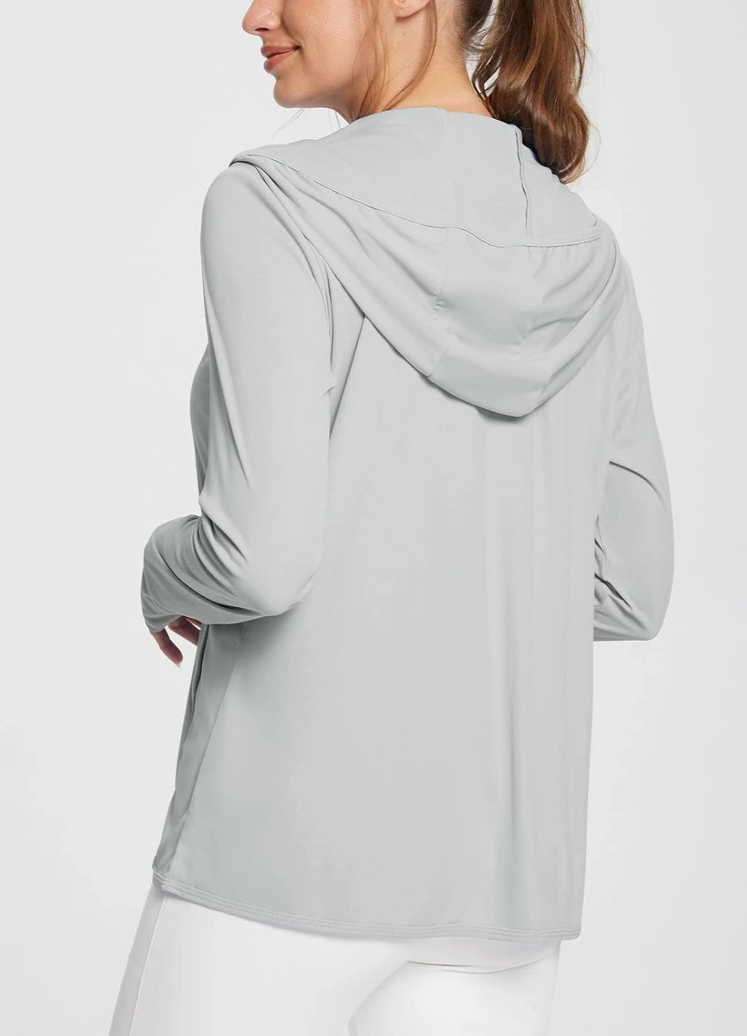 baleaf Women's UPF 50  Sun Protection Shirts SPF Jacket UV Cooling Hoodie Long Sleeve Summer Clothing for Outdoor Hiking
