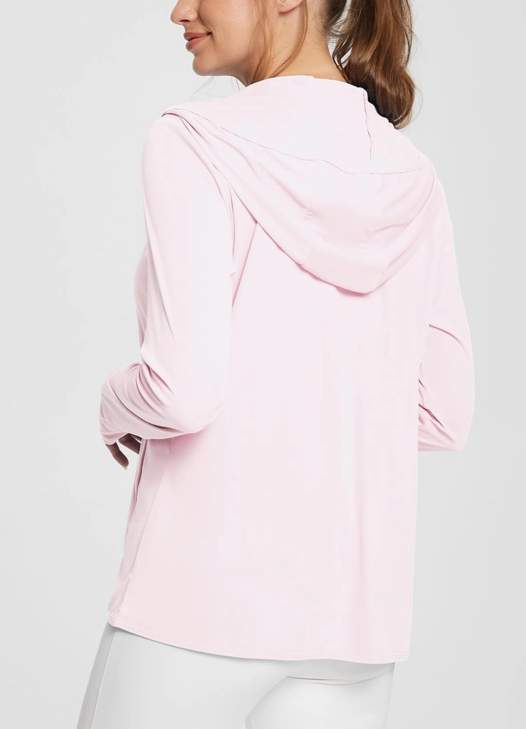 baleaf Women's UPF 50  Sun Protection Shirts SPF Jacket UV Cooling Hoodie Long Sleeve Summer Clothing for Outdoor Hiking