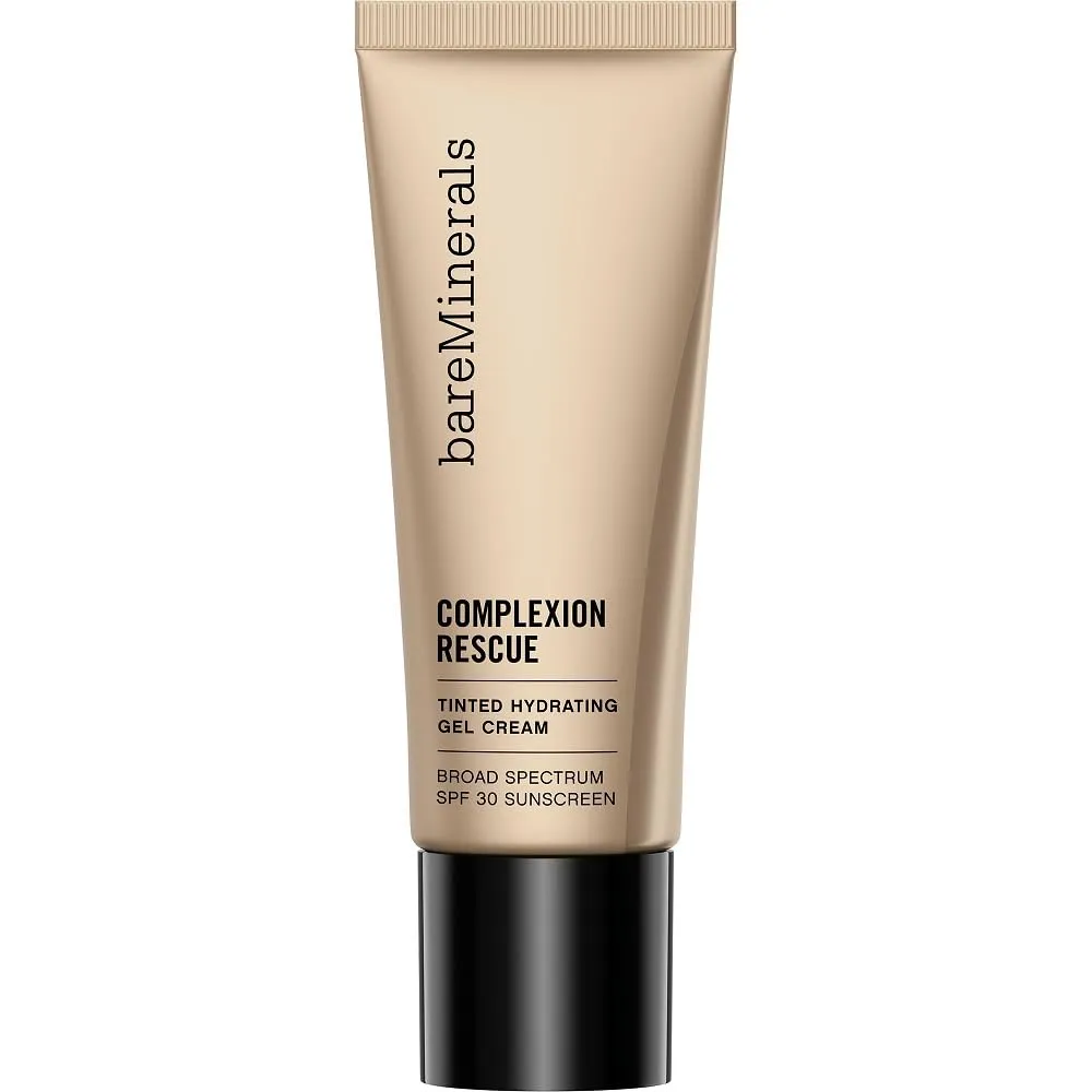 bareMinerals Complexion Rescue Tinted Moisturizer for Face with SPF 30, Vegan Tinted Mineral Sunscreen with Hyaluronic Acid, Full Size, Vanilla 02