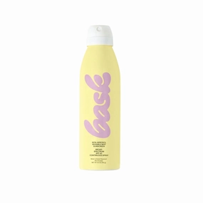 Bask Suncare SPF 50 Sunscreen Spray - Non-Aerosol, Broad Spectrum UVA/UVB Protection, Dermatologist Recommended, No White Cast, Lightweight & Fast-Absorbing, 5.5 oz