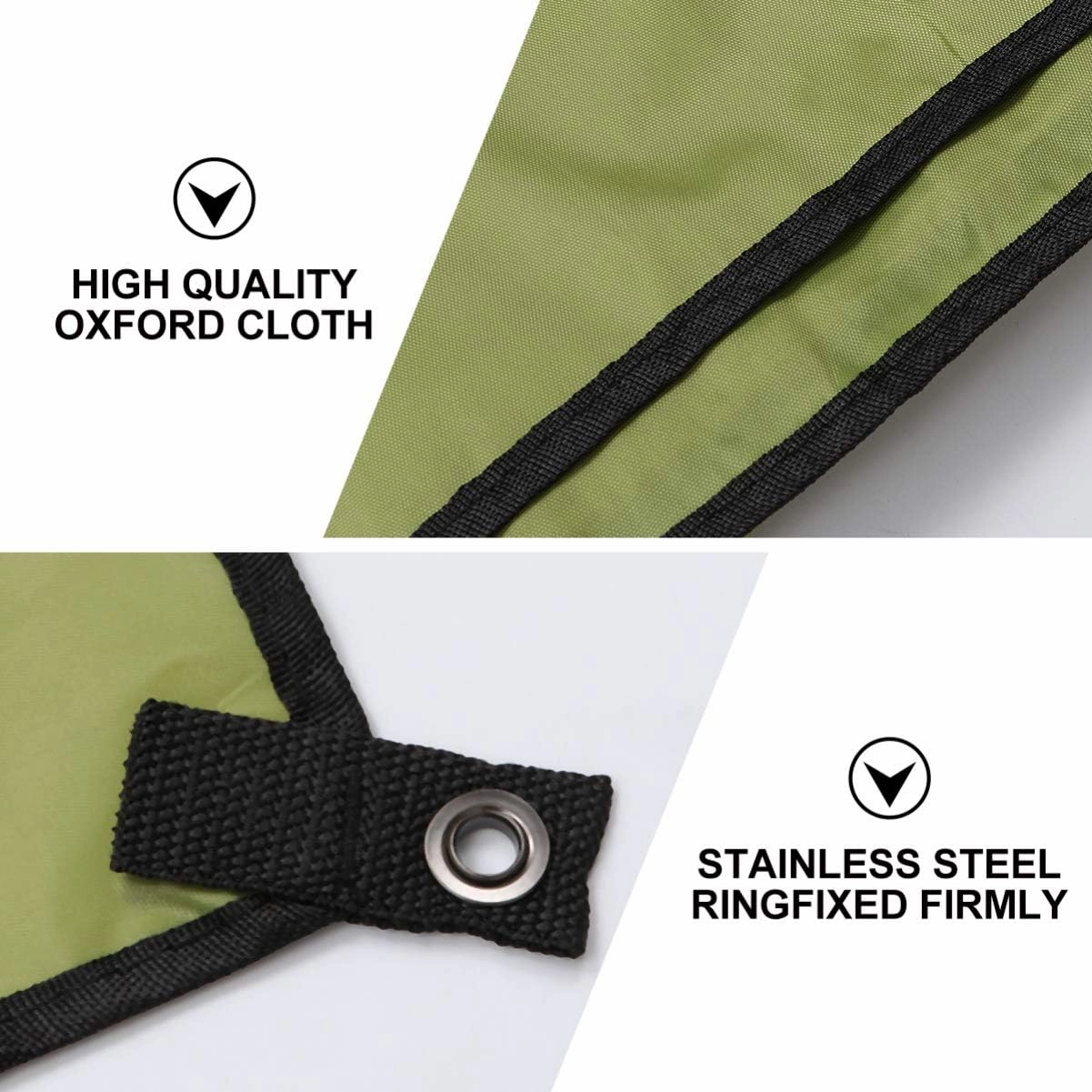 BESPORTBLE Waterproof Camping Mat Oxford Cloth Tent Mat Outdoor Ground Blanket Beach Floor Cover for Lawns Hiking Picnic 210x15cm (Army Green)