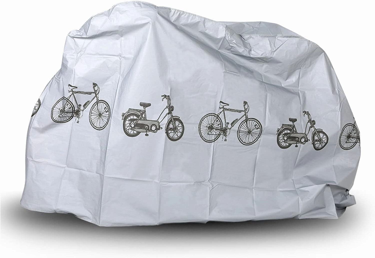Bike Cover, Grey Mountain Bike Dust Hood Thickened Rainproof Shade for Motorcycle Electric Bike