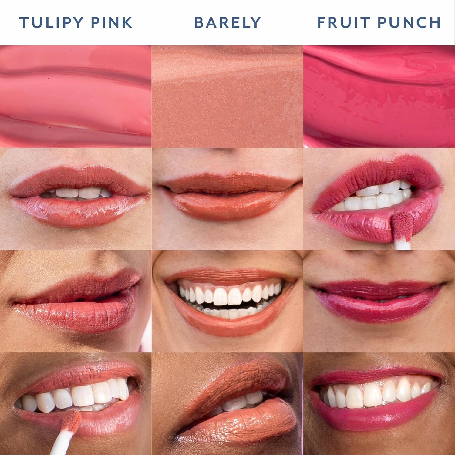 Bloomeffects - Tulipscreen Hydrating Lip Oil | SPF 40  | Cruelty-Free, Non-Toxic, Clean Beauty (Barely, 0.24 oz | 7 ml)
