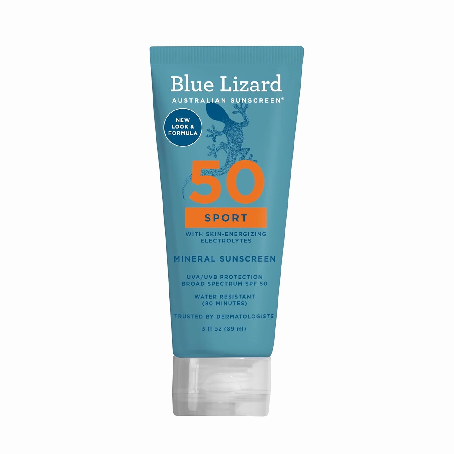 BLUE LIZARD Sport Mineral-Based Sunscreen Lotion - SPF 50  - 3 oz