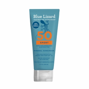 BLUE LIZARD Sport Mineral-Based Sunscreen Lotion - SPF 50  - 3 oz