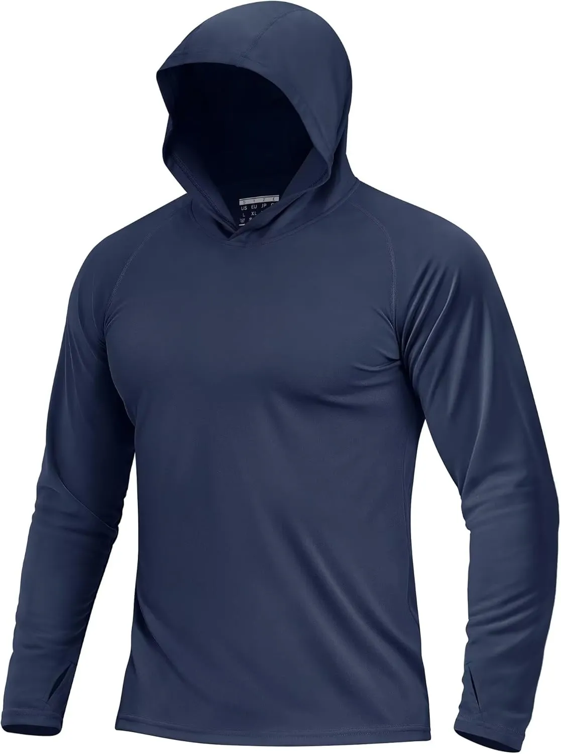 Boladeci Men's UPF 50  Sun Protection Lightweight Hoodie Shirts Long Sleeve Fishing Shirts SPF UV Hiking Swim