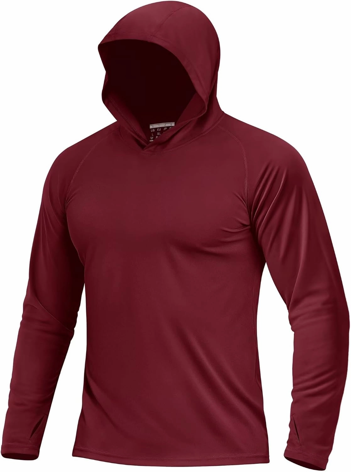 Boladeci Men's UPF 50  Sun Protection Lightweight Hoodie Shirts Long Sleeve Fishing Shirts SPF UV Hiking Swim