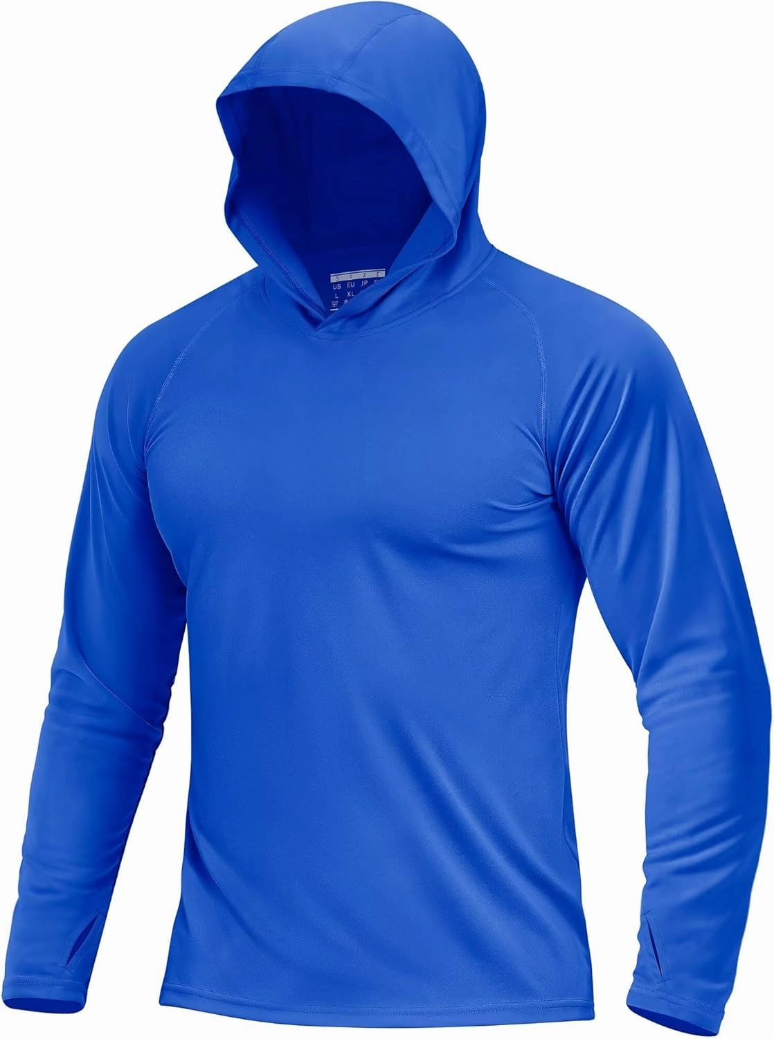 Boladeci Men's UPF 50  Sun Protection Lightweight Hoodie Shirts Long Sleeve Fishing Shirts SPF UV Hiking Swim