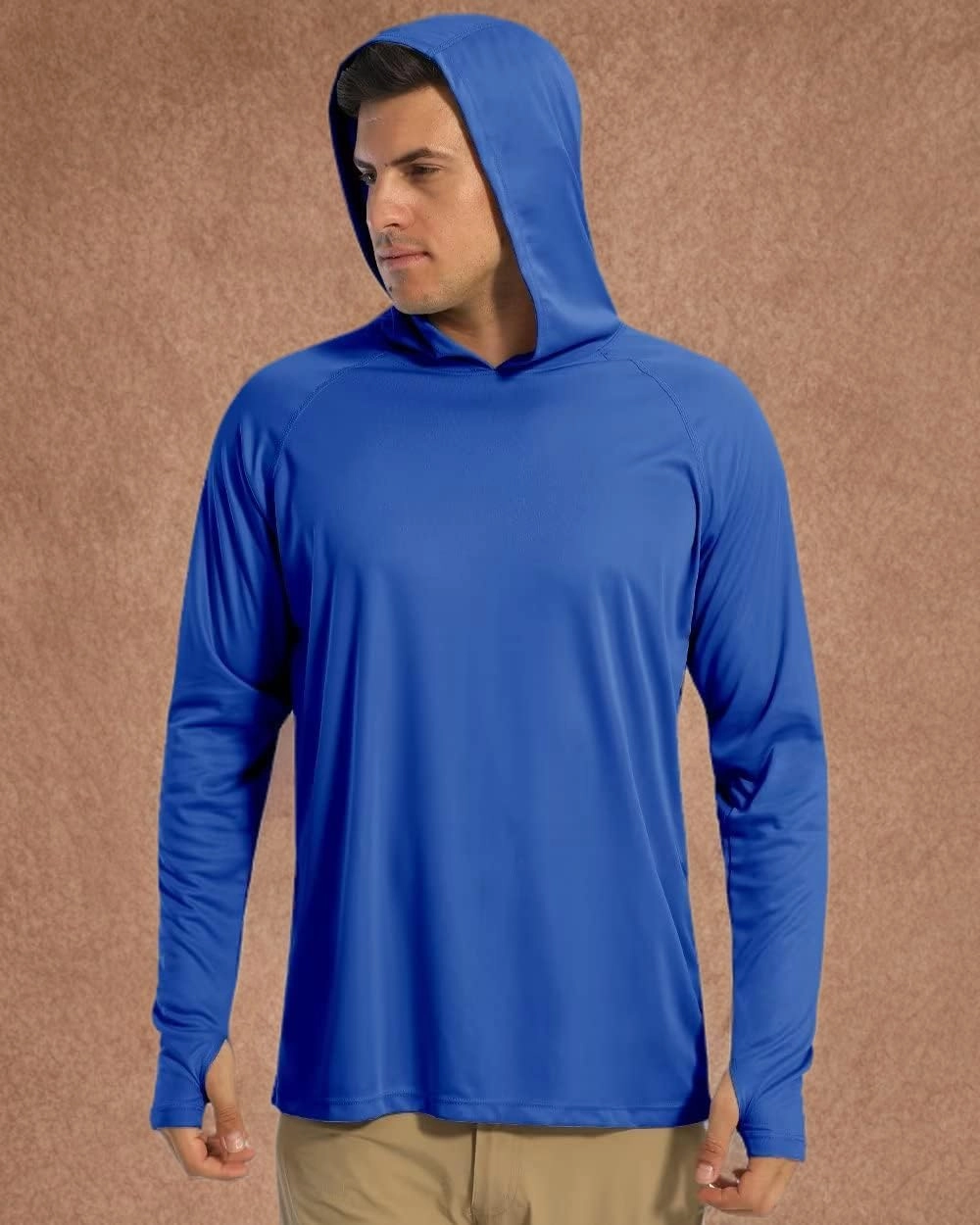 Boladeci Men's UPF 50  Sun Protection Lightweight Hoodie Shirts Long Sleeve Fishing Shirts SPF UV Hiking Swim
