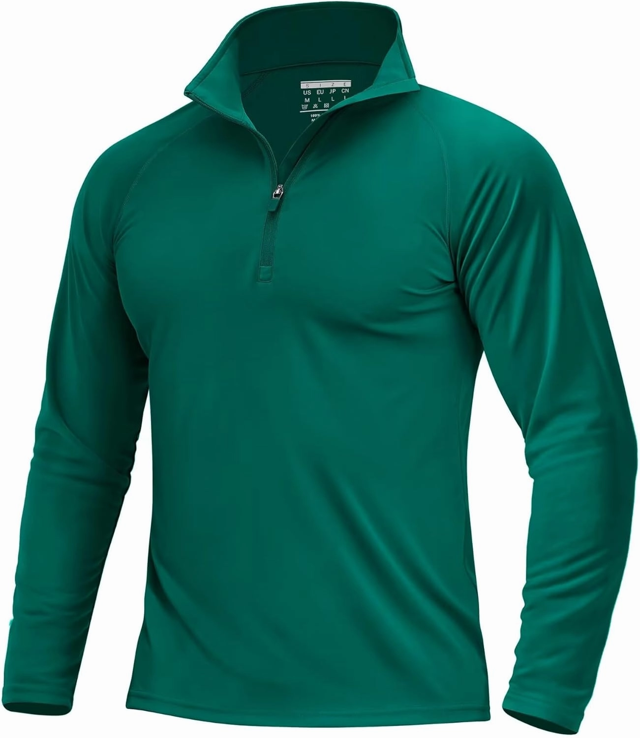Boladeci Men's UPF 50  Sun Shirts 1/4 Zip Long Sleeve SPF UV Protection Lightweight Quick Dry Quarter Zip Golf Shirts