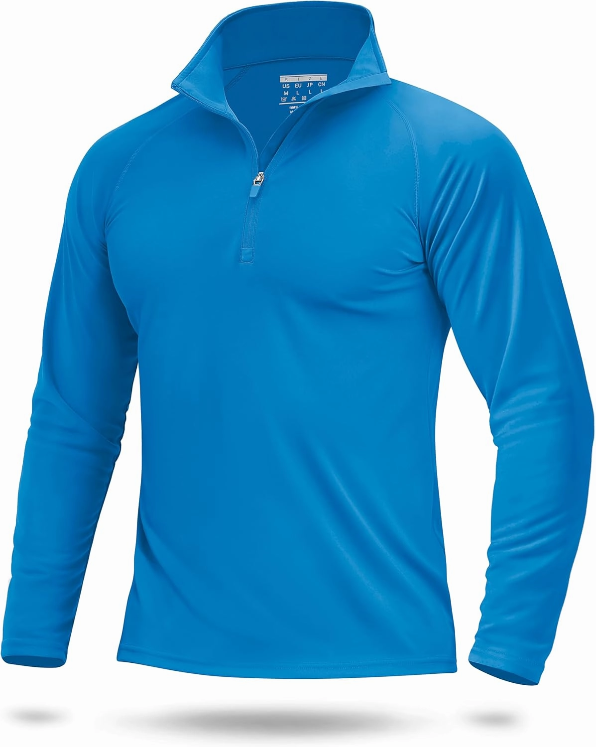 Boladeci Men's UPF 50  Sun Shirts 1/4 Zip Long Sleeve SPF UV Protection Lightweight Quick Dry Quarter Zip Golf Shirts
