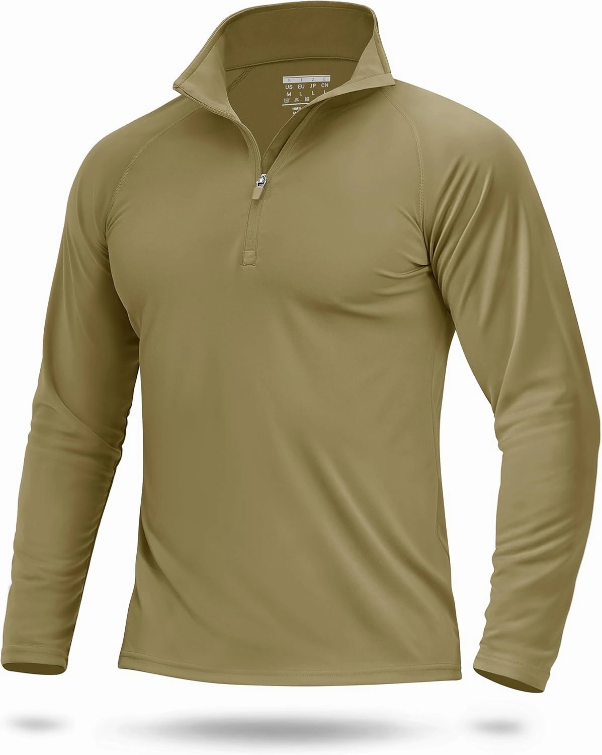Boladeci Men's UPF 50  Sun Shirts 1/4 Zip Long Sleeve SPF UV Protection Lightweight Quick Dry Quarter Zip Golf Shirts