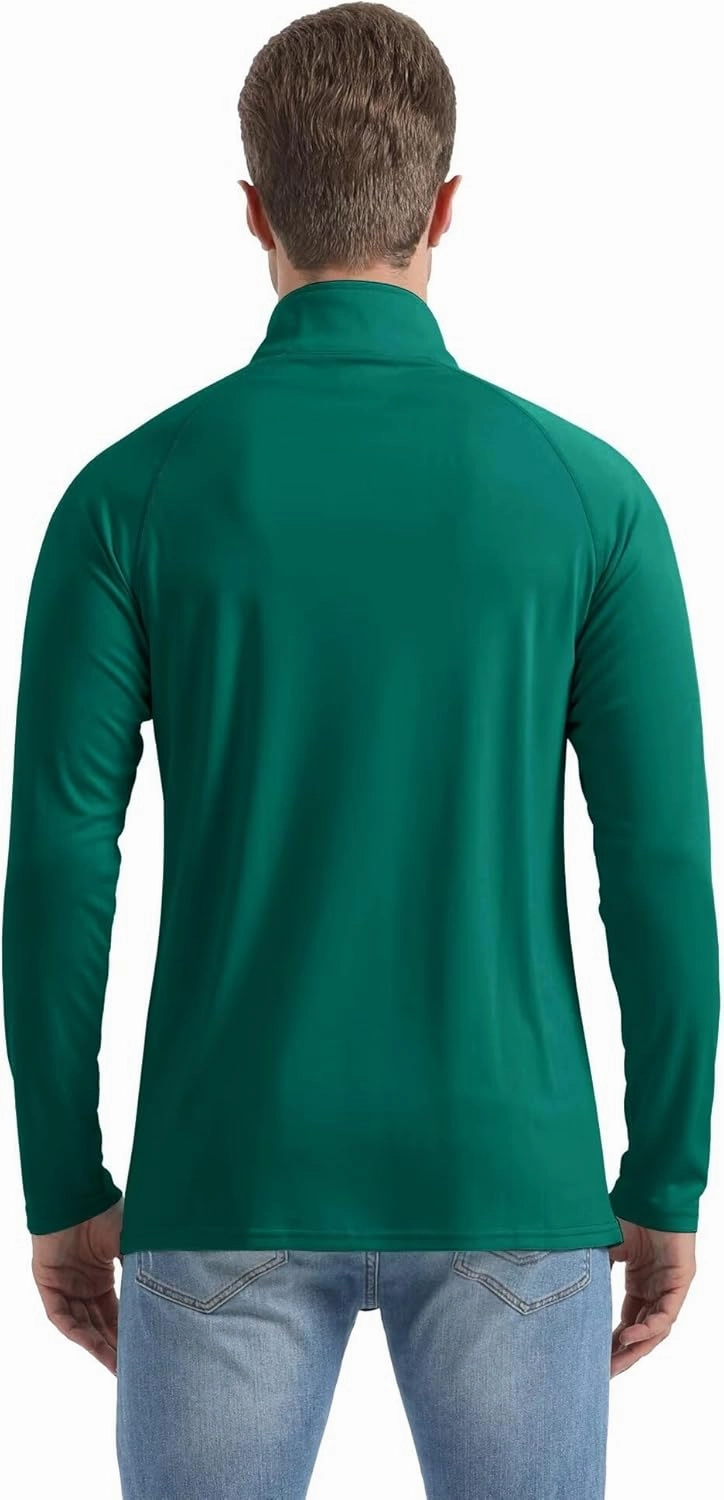 Boladeci Men's UPF 50  Sun Shirts 1/4 Zip Long Sleeve SPF UV Protection Lightweight Quick Dry Quarter Zip Golf Shirts