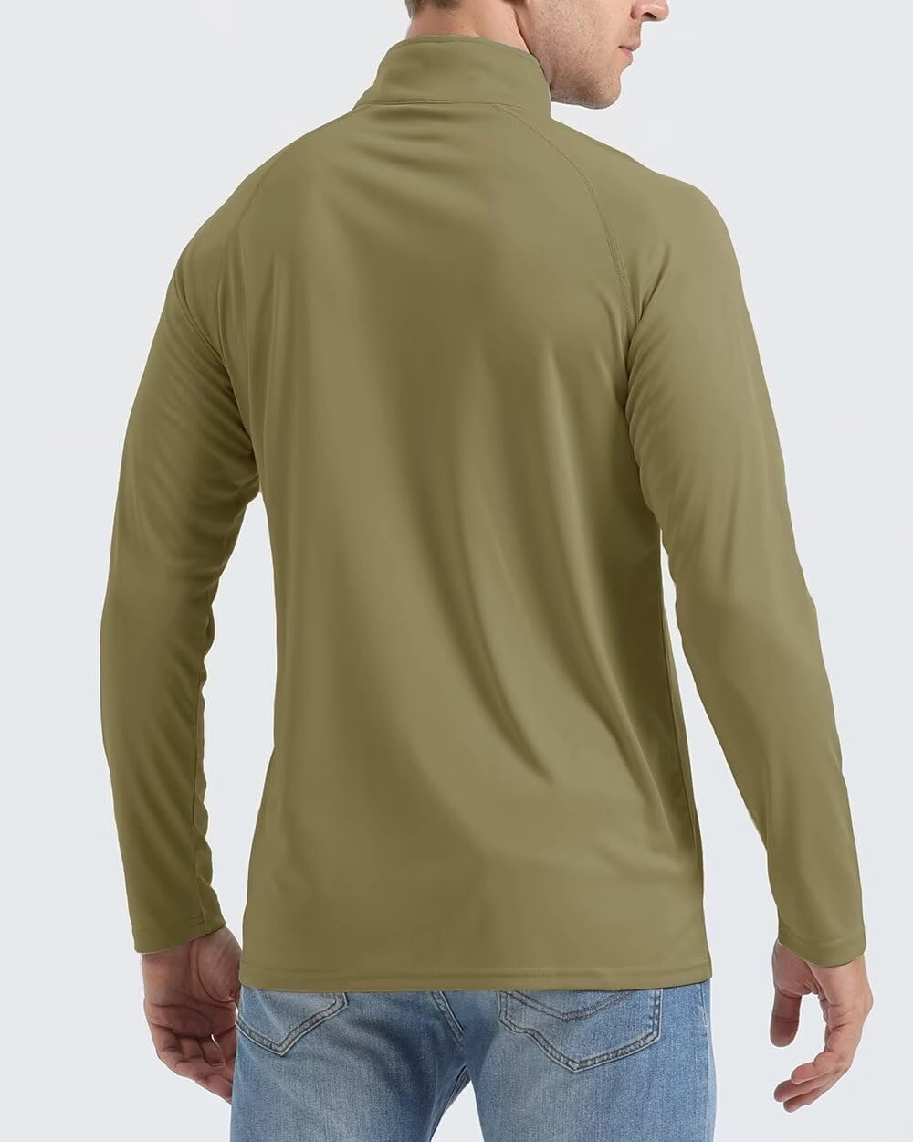 Boladeci Men's UPF 50  Sun Shirts 1/4 Zip Long Sleeve SPF UV Protection Lightweight Quick Dry Quarter Zip Golf Shirts