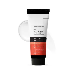 Brightening Sunscreen for Dry Skin with SPF 50  | 8 hours Long Lasting Dewy Sunscreen | Water Resistant, No White Cast, Quick Absorbing | For Women and Men | 50gm