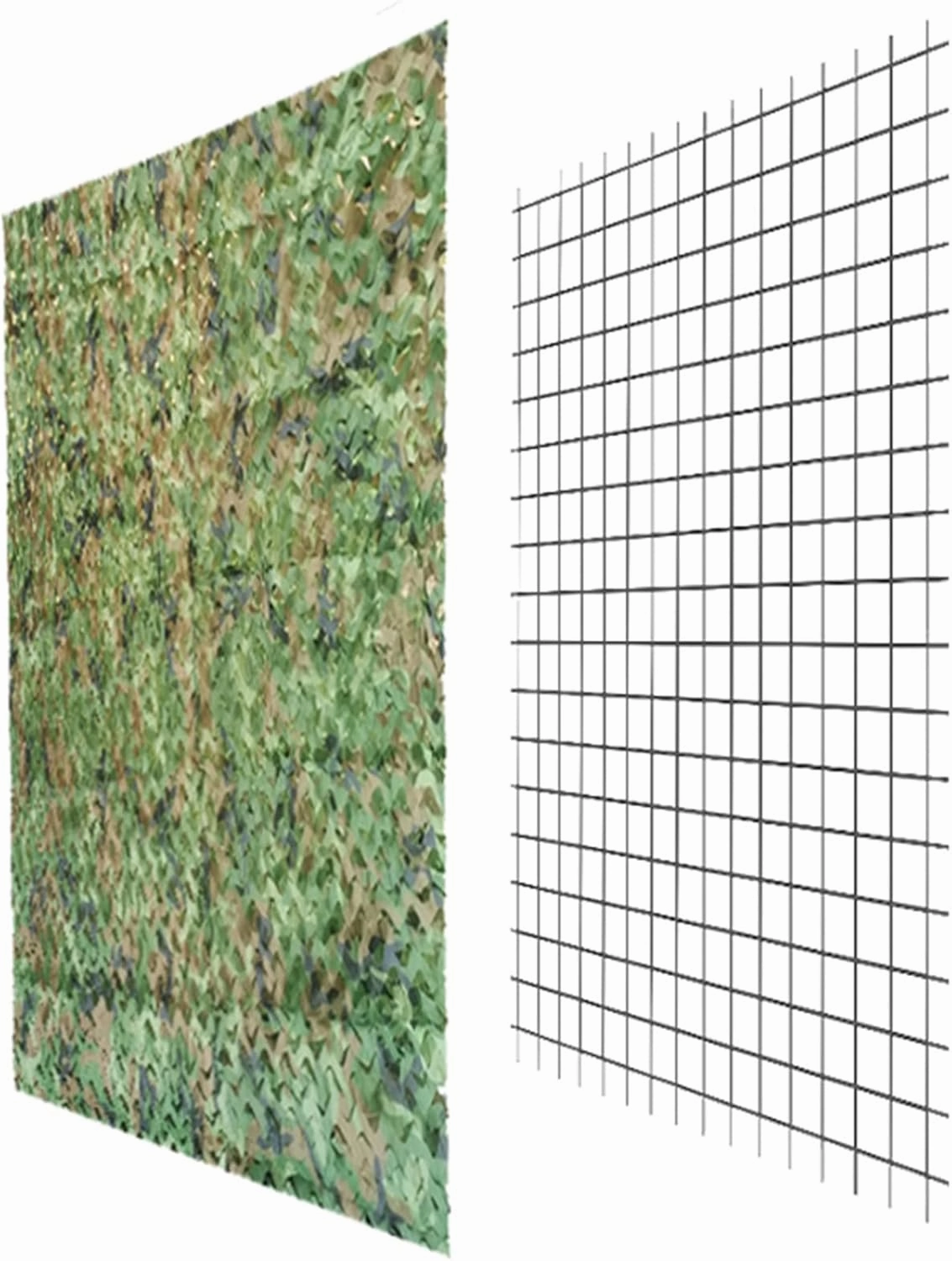 Camo Net Military,Woodland Hunting Hide Net,Outdoor Anti-UV Sunscreen Nets,Tear-Resistant Camouflage Net,for Camping,Backdrop Decoration,Car Covers,4x10m(13 * 33ft)