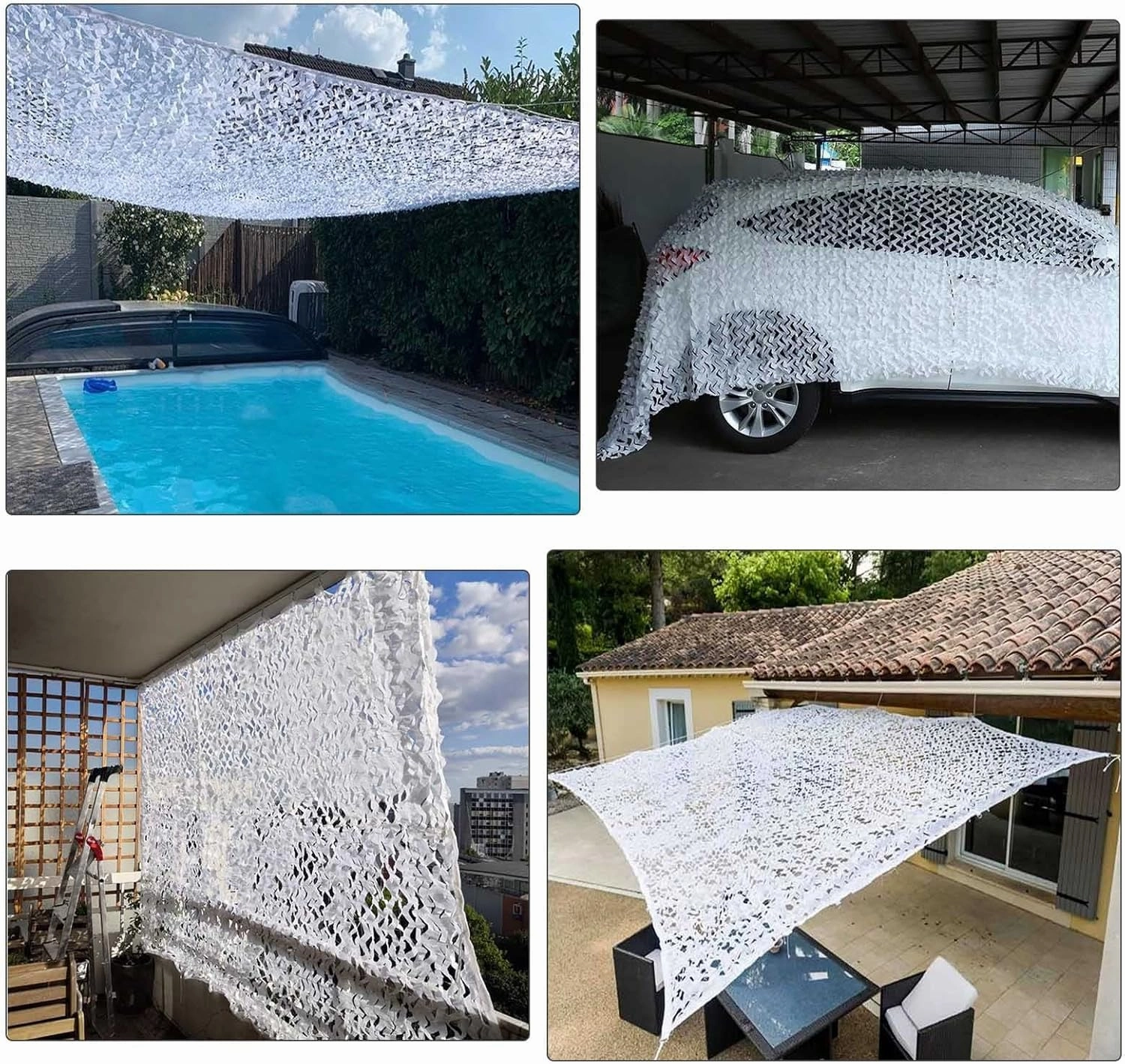 Camo Net Sunscreen, Hunting Camouflage Netting, Fire-Proof Sunshade Mesh, for Military, Outdoor Camping, Party Decoration, Durable Camouflage Net, and Sizes,1.5x3m(4.9 * 9.8ft)