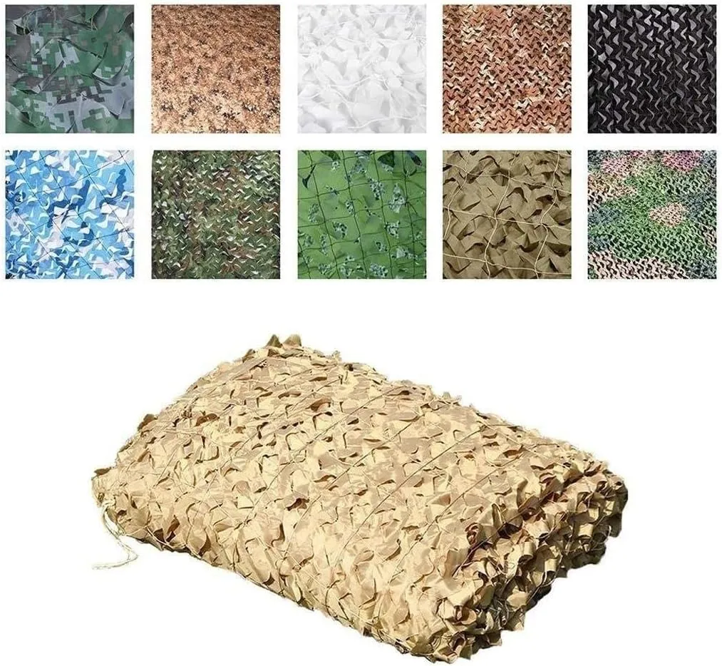 Camouflage Net Awnings Camouflage Net, Mesh Cover, Blinds Camo Netting for Photography Camping Hide Ourdoor Sports Tents Car Cover Garden Decoration (Size : 3x5M)