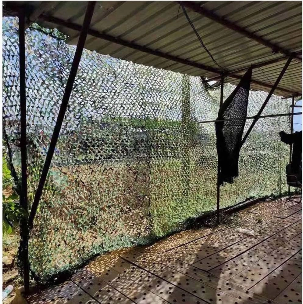 Camouflage Net Military Camo Cover Hunting Camo Netting for Army Shelter Camping Military Shooting Sunscreen 6.6ft/9.8ft/13.1ft/16.4ft/19.7ft