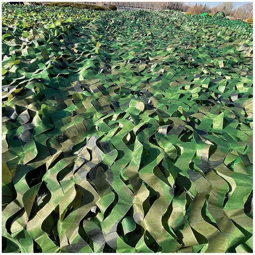 Camouflage Net Military Camo Cover Hunting Camo Netting for Army Shelter Camping Military Shooting Sunscreen 6.6ft/9.8ft/13.1ft/16.4ft/19.7ft