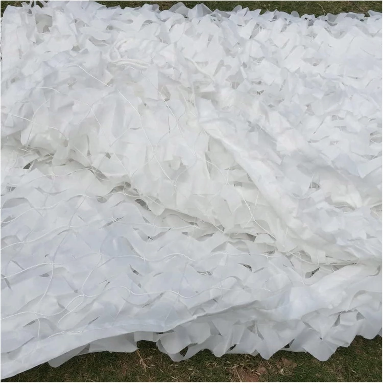 Camouflage Net Sunscreen, Military Hunting Camo Netting Reinforced Shade Mesh, White Anti-uv Camouflage Netting for Outdoor Camping, Shooting, Decoration, 1.5/2/3/4/6m,7x9m(26.2 * 29.5ft)