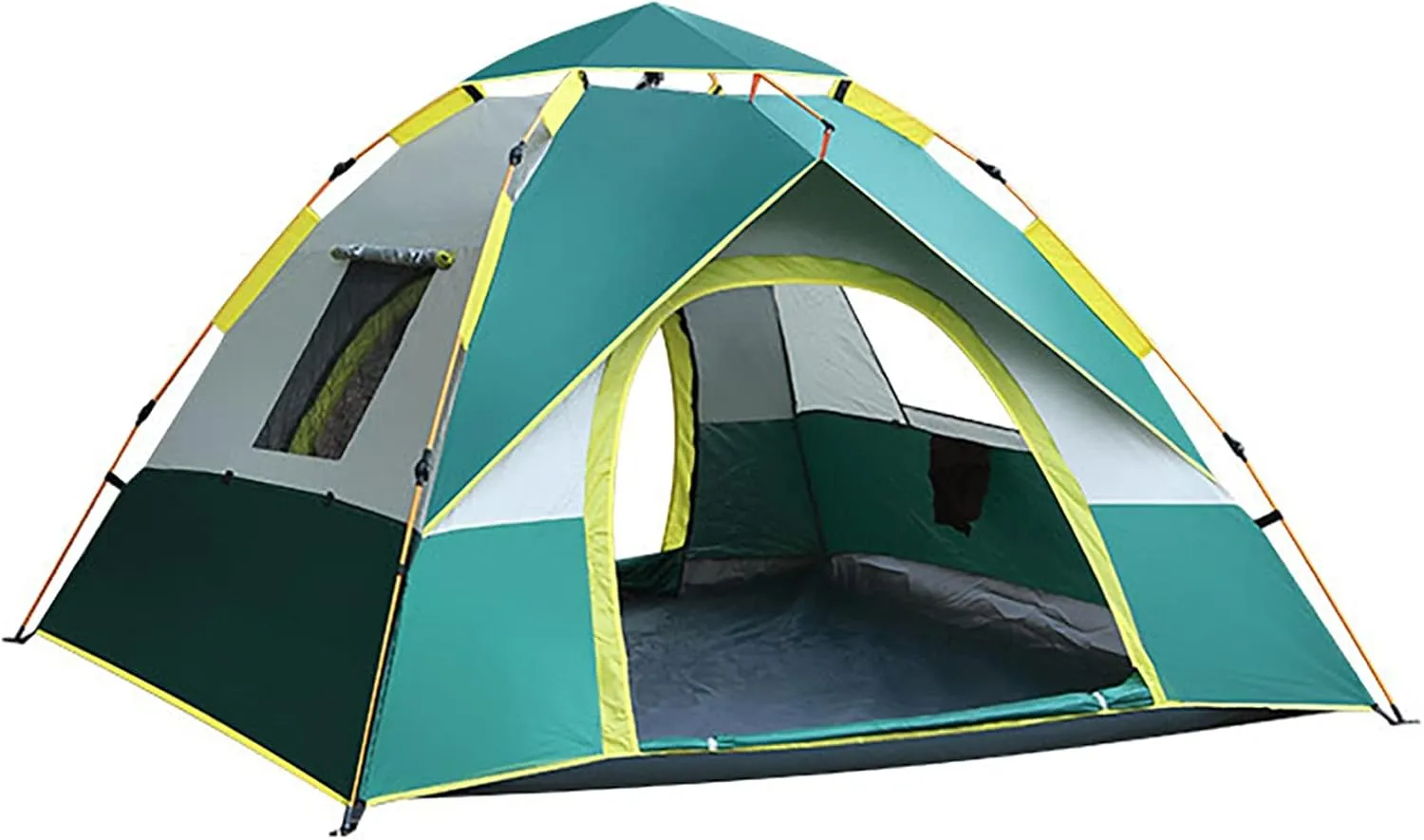 Camp Tents Weatherproof Ventilated, Portable Cabin Tent with Carry Bag Waterproof, Family Tent, Backpacking Tents Lightweight, for 2/3/4 People Hiking, Traveling