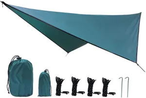 Camping Hammock and Tarp Suit All-Inclusive UV Protection Sunscreen Waterproof Suitable for Parks, Beaches, courtyards and Other Outdoor venues